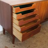 Scandinavian Teak Sideboard by Arne Hovmand-Olsen Vintage 1960