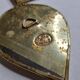 Ensemble de 5 miroirs marocains en laiton vintage 9x9cm