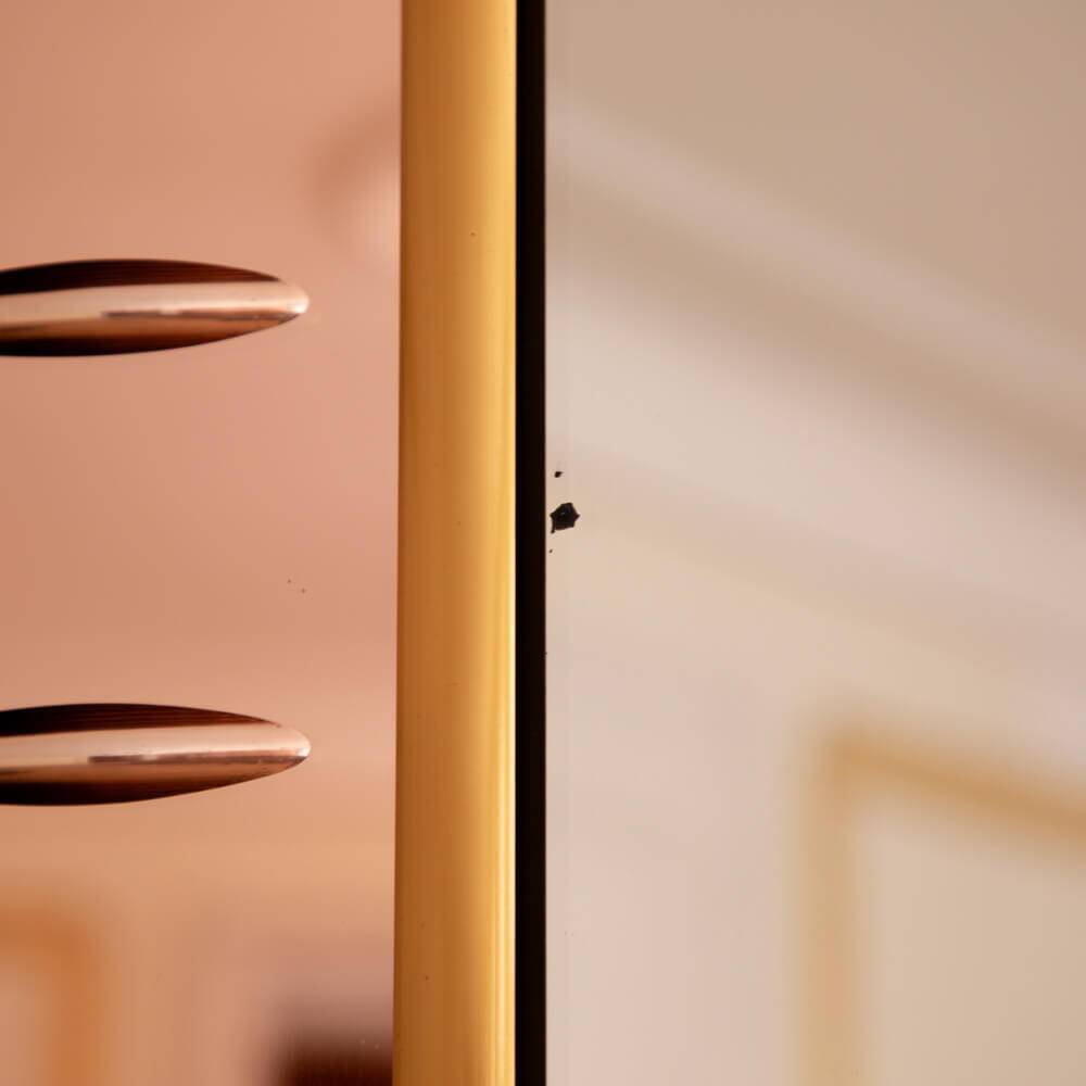 Italian floor mirror by Cristal Art, Italy 1960s