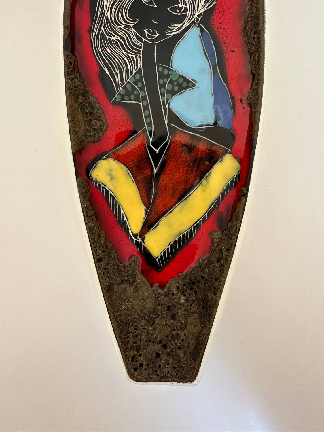 Vintage Italian ceramic pocket tray