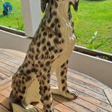 Chien en céramique