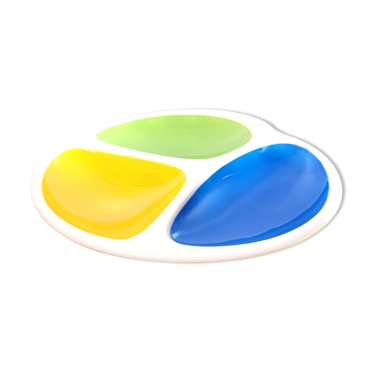 Tricolor serving dish Gien