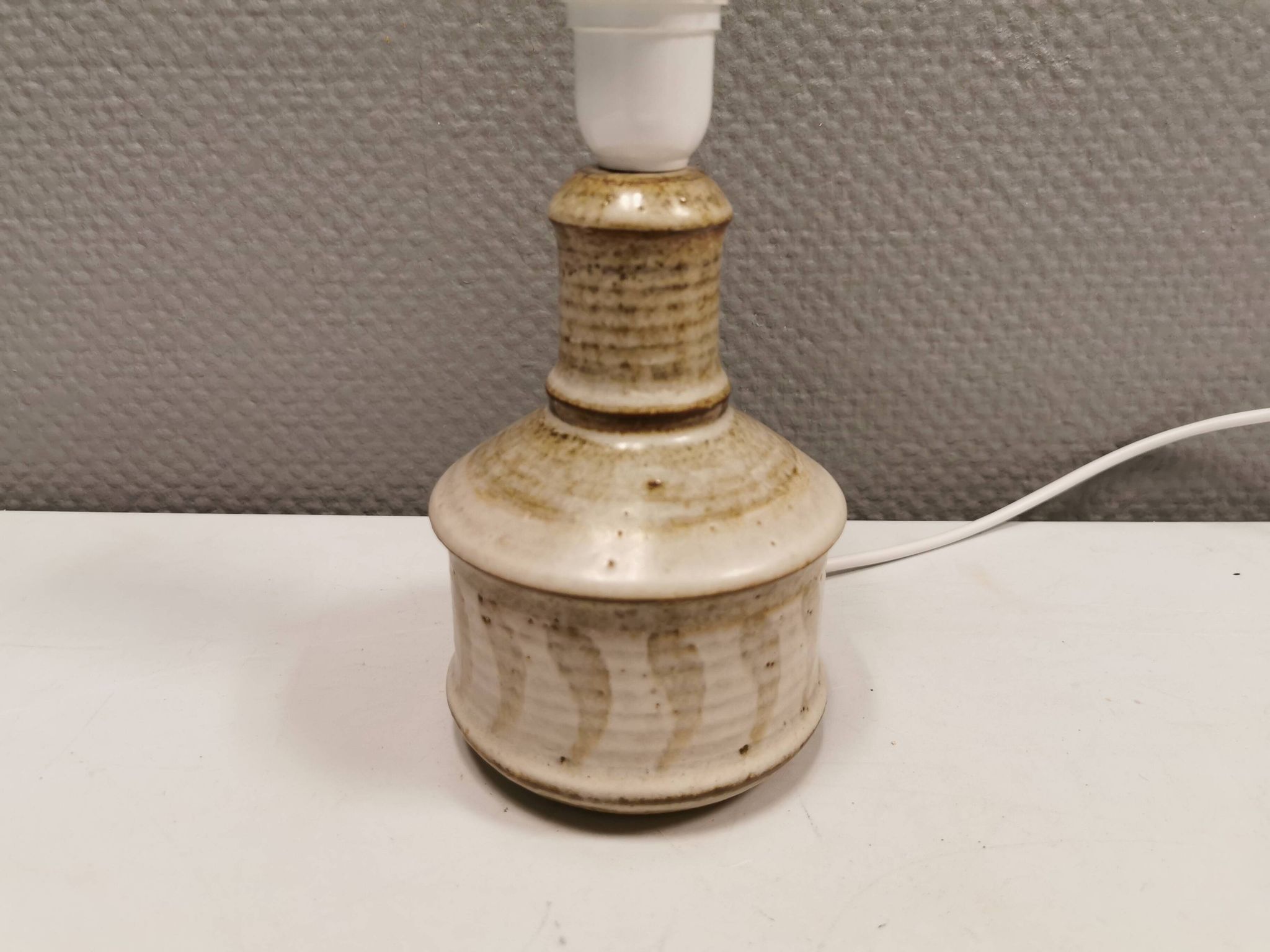 Lampe de table en céramique Søholm, conçue par Joseph Simon, années 1970