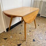 Round Ercol table with flaps