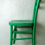 Vintage green chair