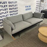 3-seater sofa Gray - Altassina