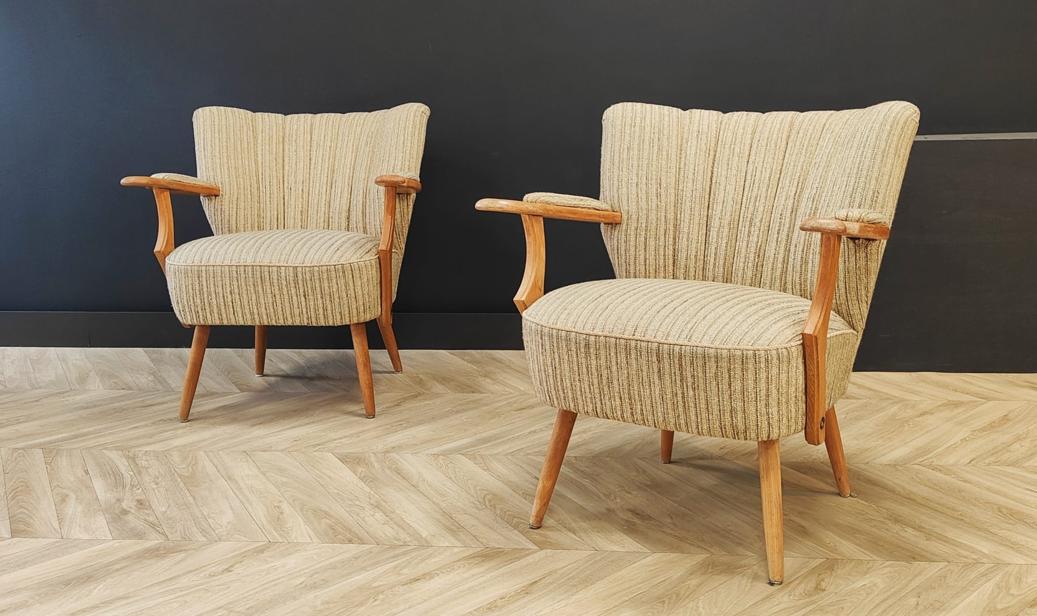 Two mid century armchairs 1960