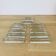 11 art deco glass knife holders and salt shaker