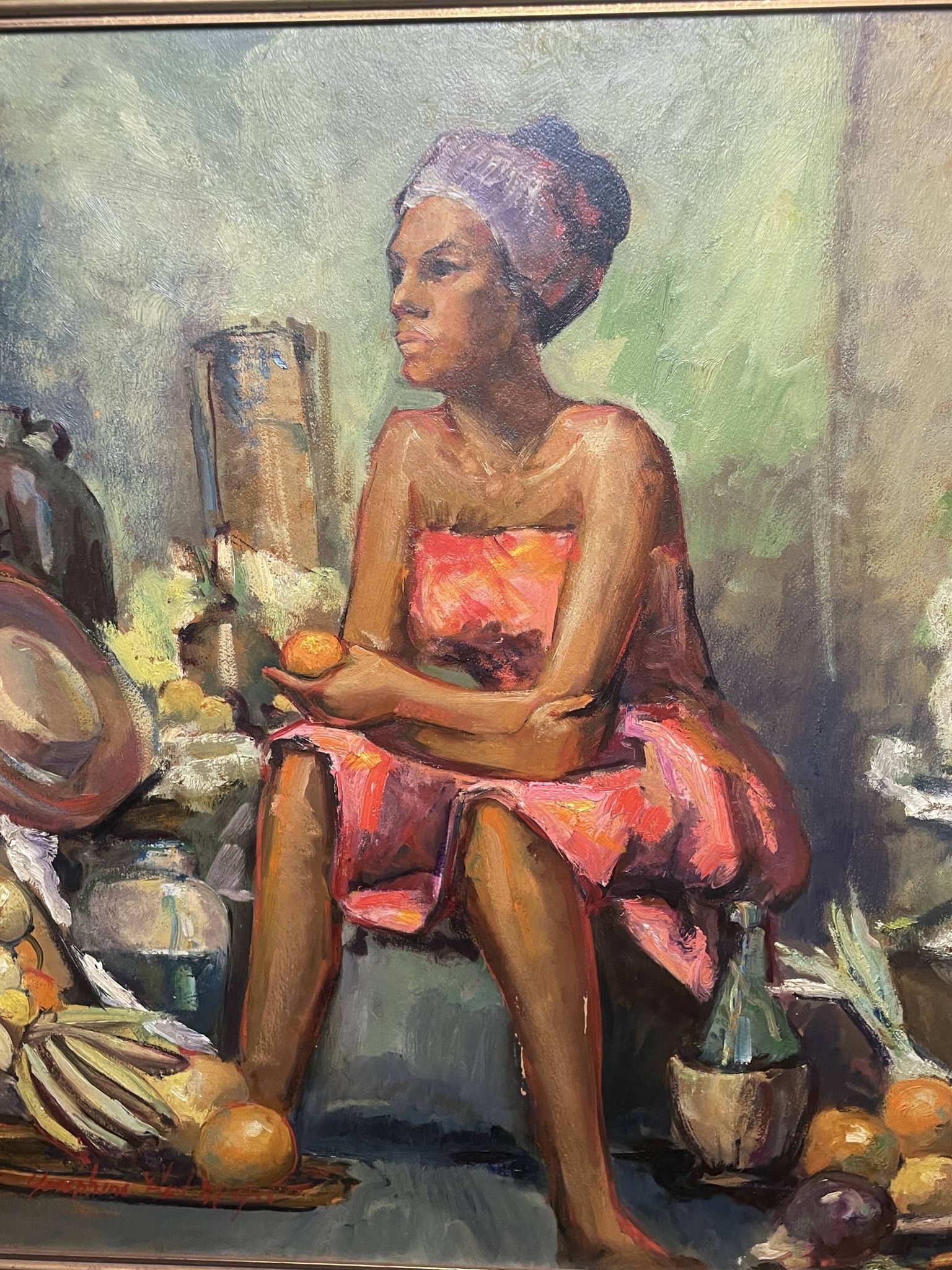 Huile sur toile