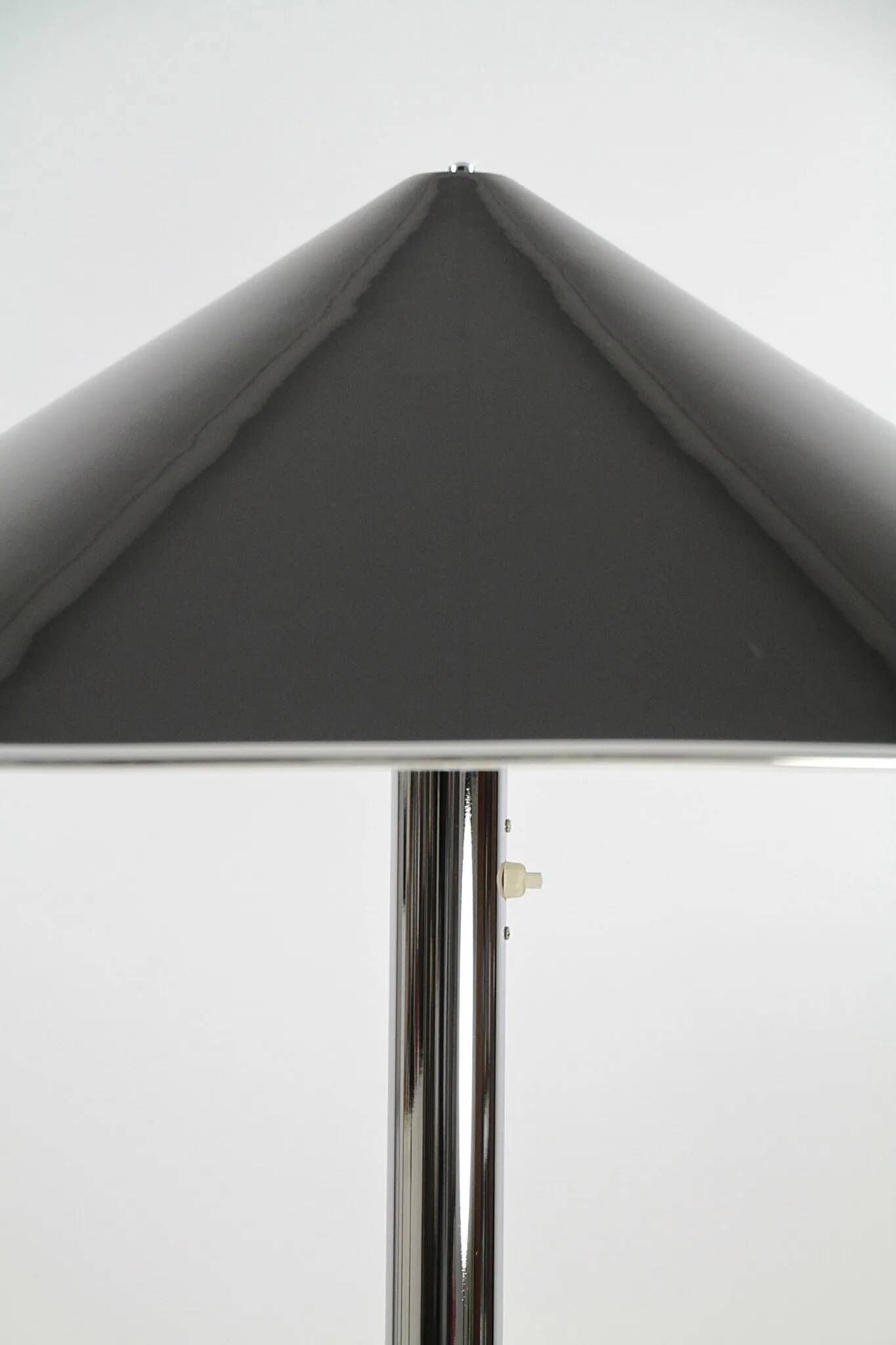 Ateljé Lyktan floor lamp with rare oversized custom shade – Sweden, 1970s
