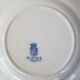 Set of 2 plates in Iron Earth Gien model Rinceaux