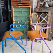 Chaise écolier enfant Hitier vintage