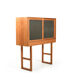 Danish oak and formica cabinet 1960s