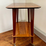 Table desserte pieds compas vintage 1950