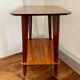 Vintage compass foot serving table 1950