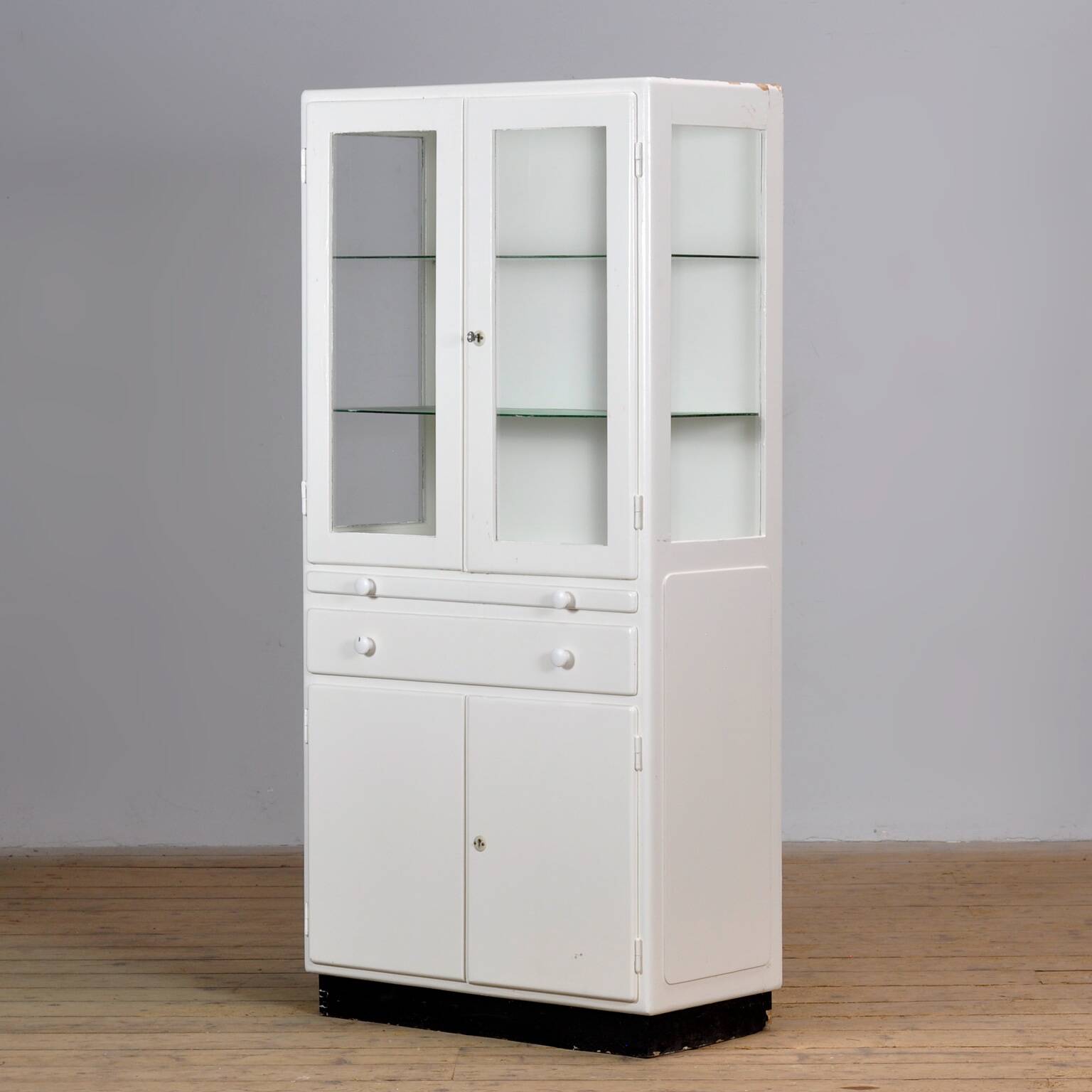 Wooden medical cabinet, 1950s