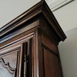 Louis XIV solid walnut wardrobe
