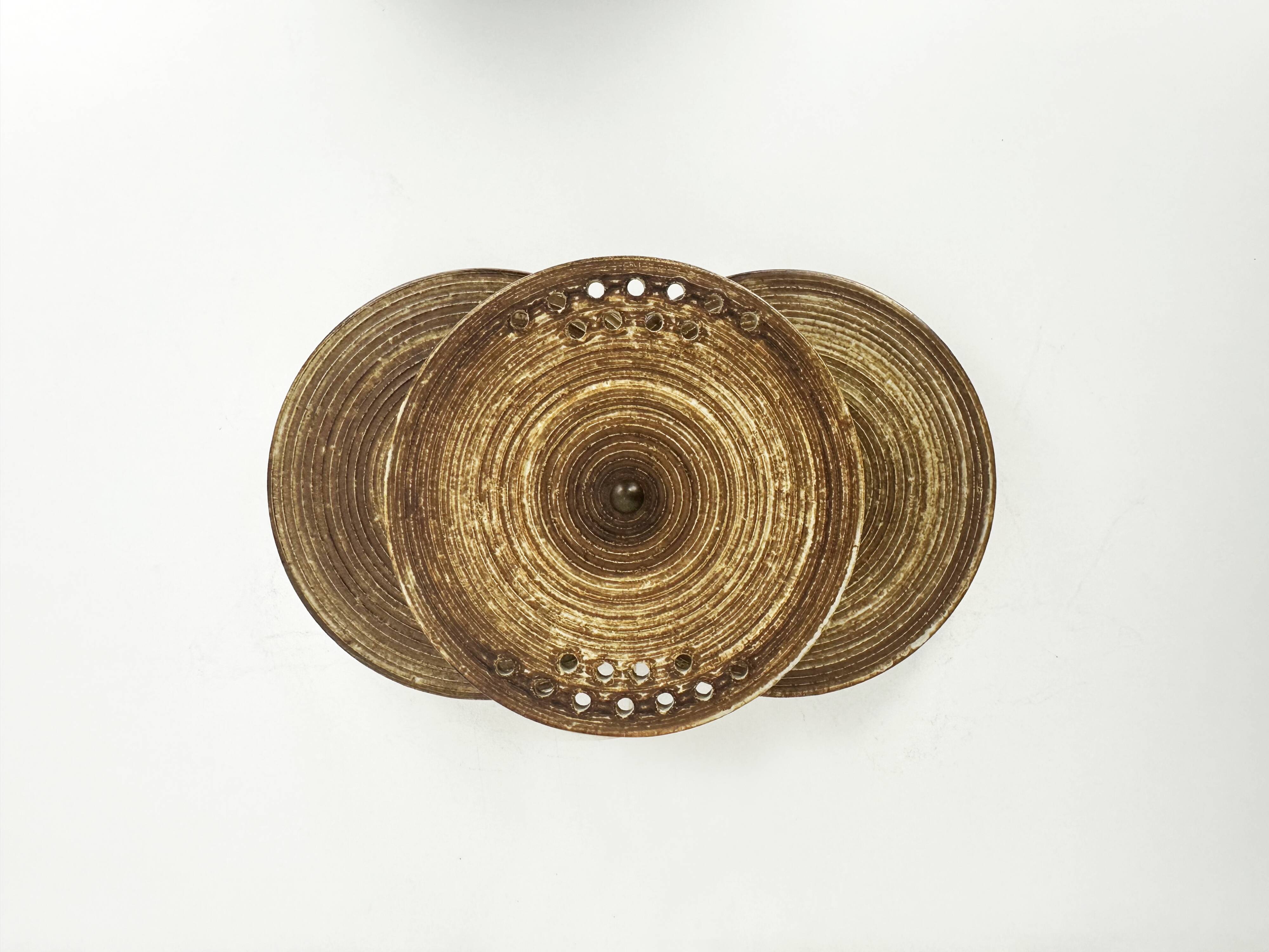 Axella ceramic wall light, Denmark, 1970s