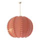 Large coral hanging pendant light Danish modern