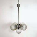 Vintage Cut Glass Chandelier from Kamenický Šenov, 1960s