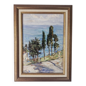 peinture sur panneau