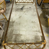 Rattan bed frame