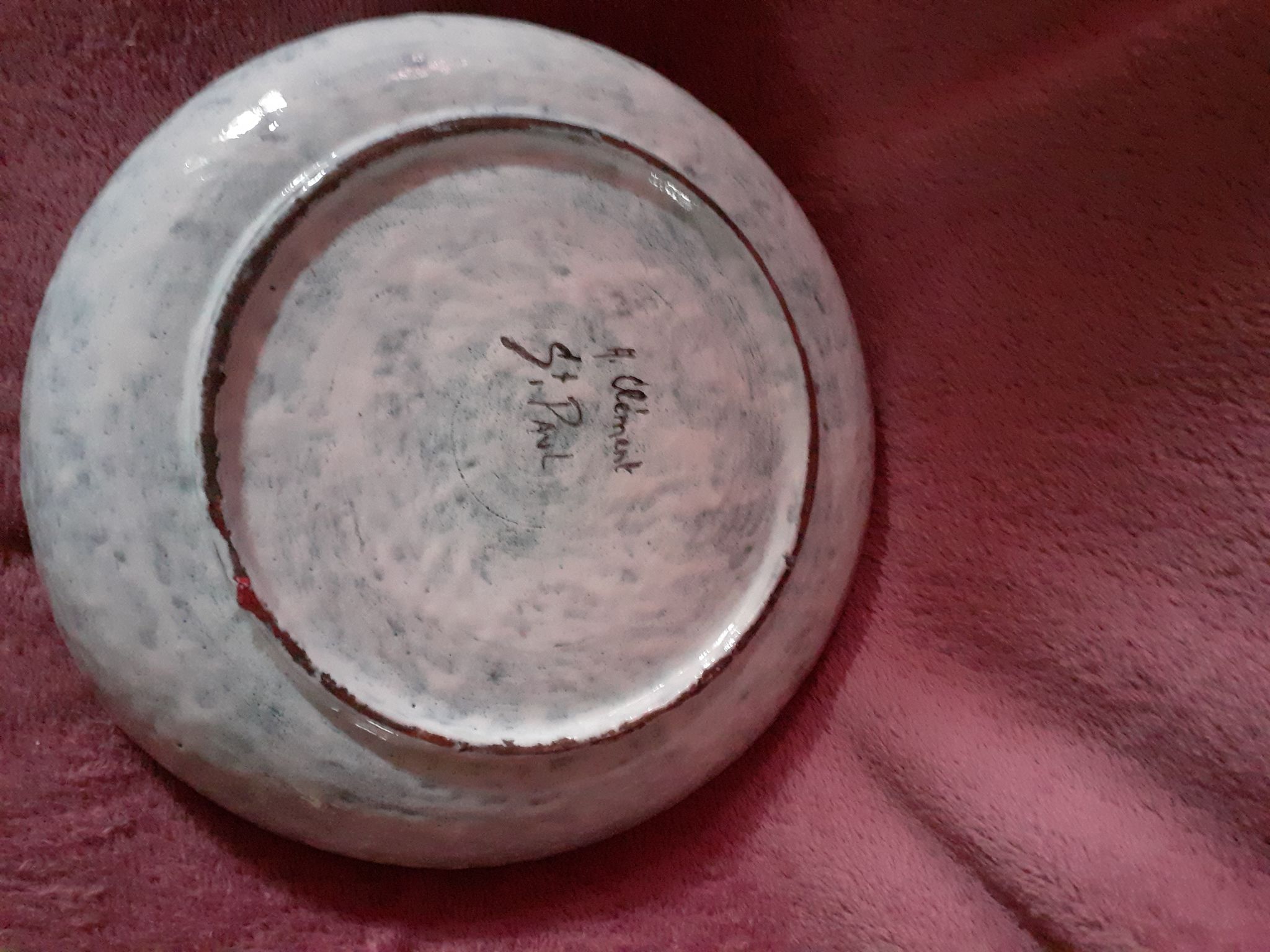 Trinket Bowl A Clement to St Paul de Vence