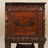 16th Century Italian Renaissance Cabinet in walnut with rich carvings