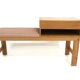 Scandinavian oak telephone bench, Sweden, 1960