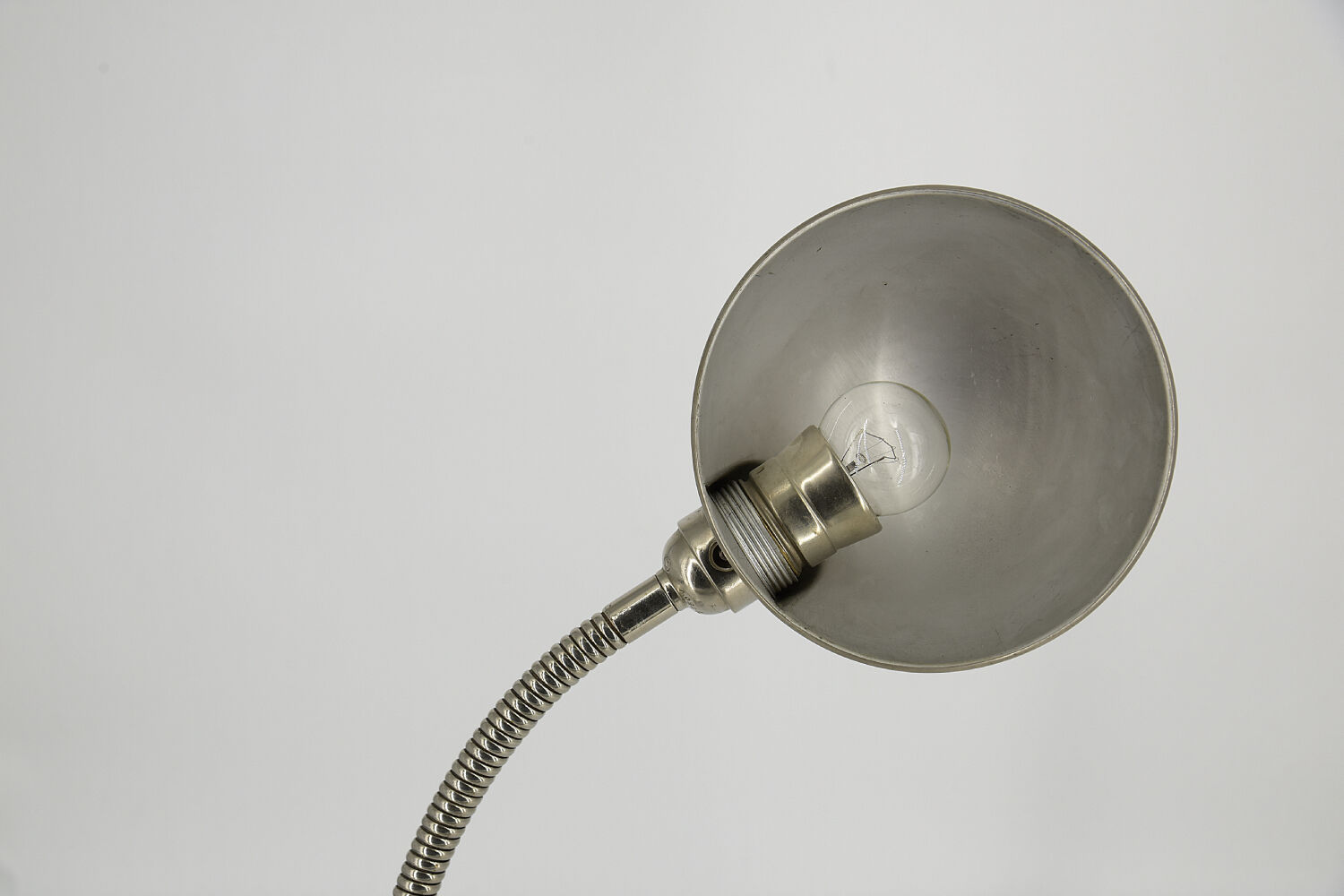 Vintage Scandinavian Chrome Desk Lamp, 1960s