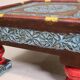 50 x 50 cm hand-carved solid wood tea table