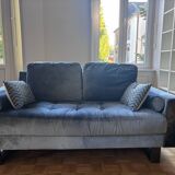 Two 3-seater sofas
