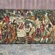 Large medieval wall tapestry "The Grape Harvest" (132x75 cm) 1970