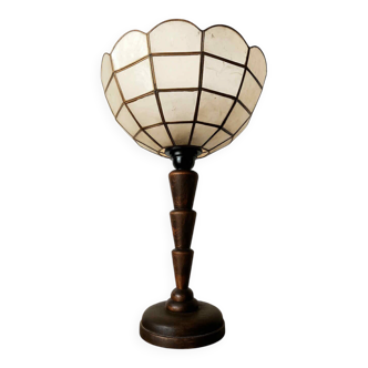 Lampe art déco nacre vintage