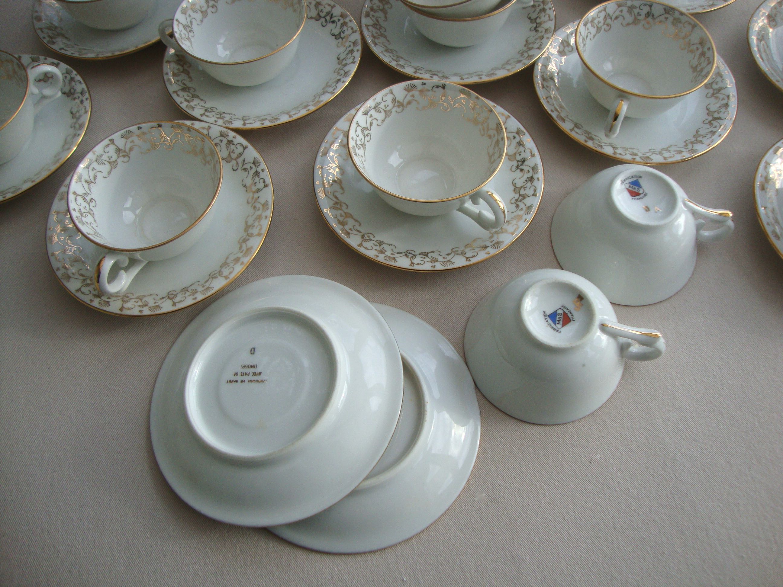 Porcelain coffee service for 12 people