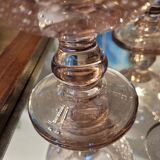 6 bubble blown glasses 70's