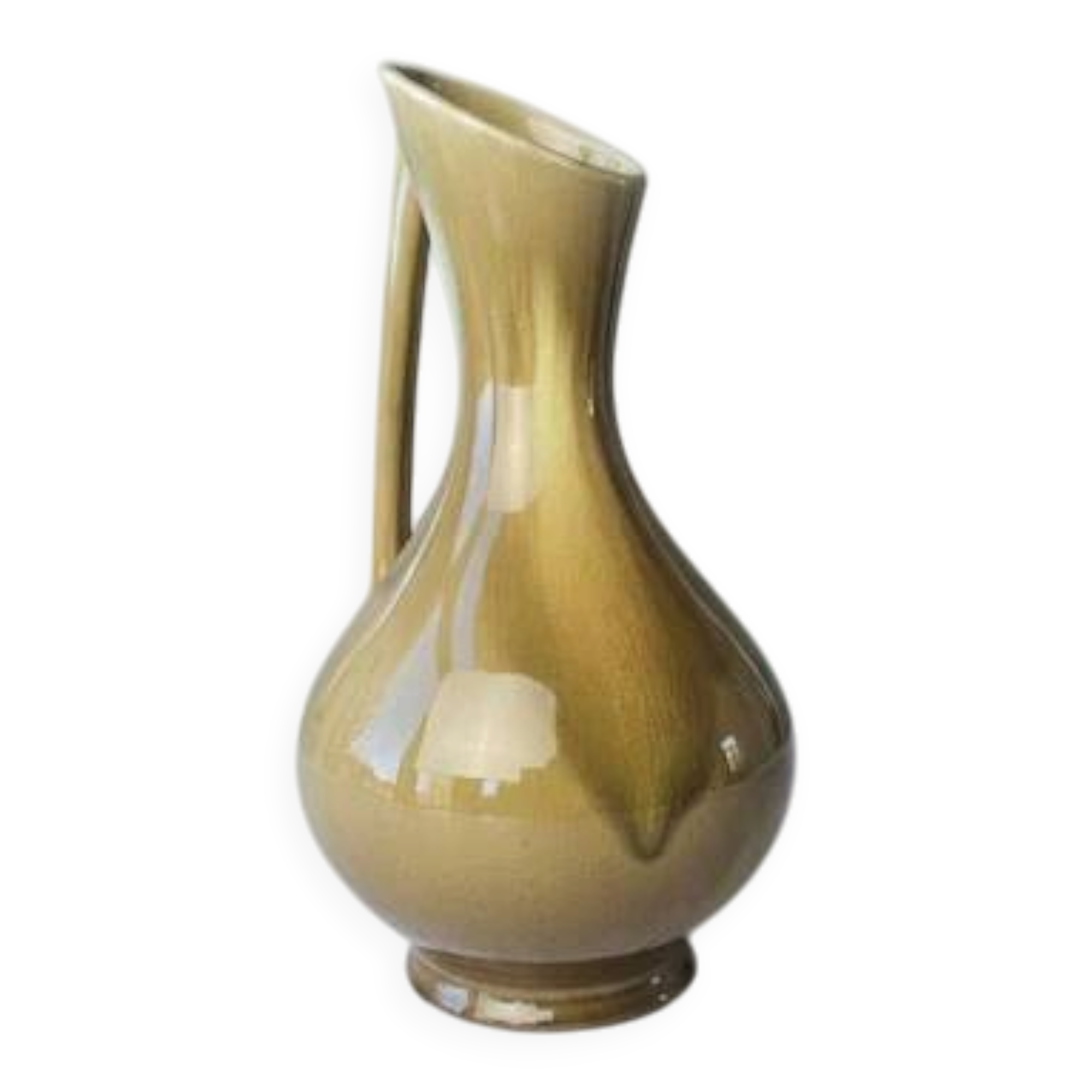 Sublime vintage green vase from the 1960s.