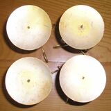 Set of 4 table candle holders with grapevines