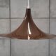 Brown pendant lamp, Danish design, 1960s, production: Denmark