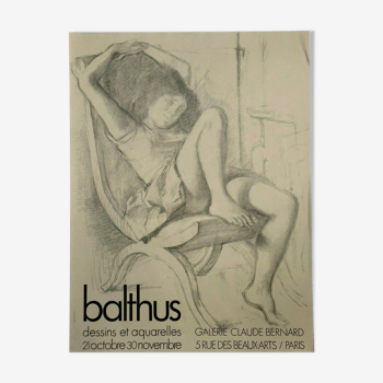 Balthus Pierre Klossowski 1971 poster