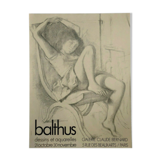 Balthus Pierre Klossowski 1971 poster