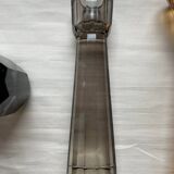 4 designer candle holders in colored glass