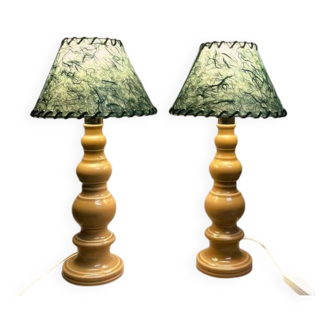 Pair of ceramic lamps reserved
