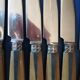 Lot de 18 couteaux art deco