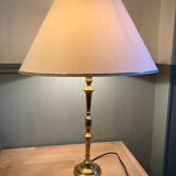 Lampe à pied laiton