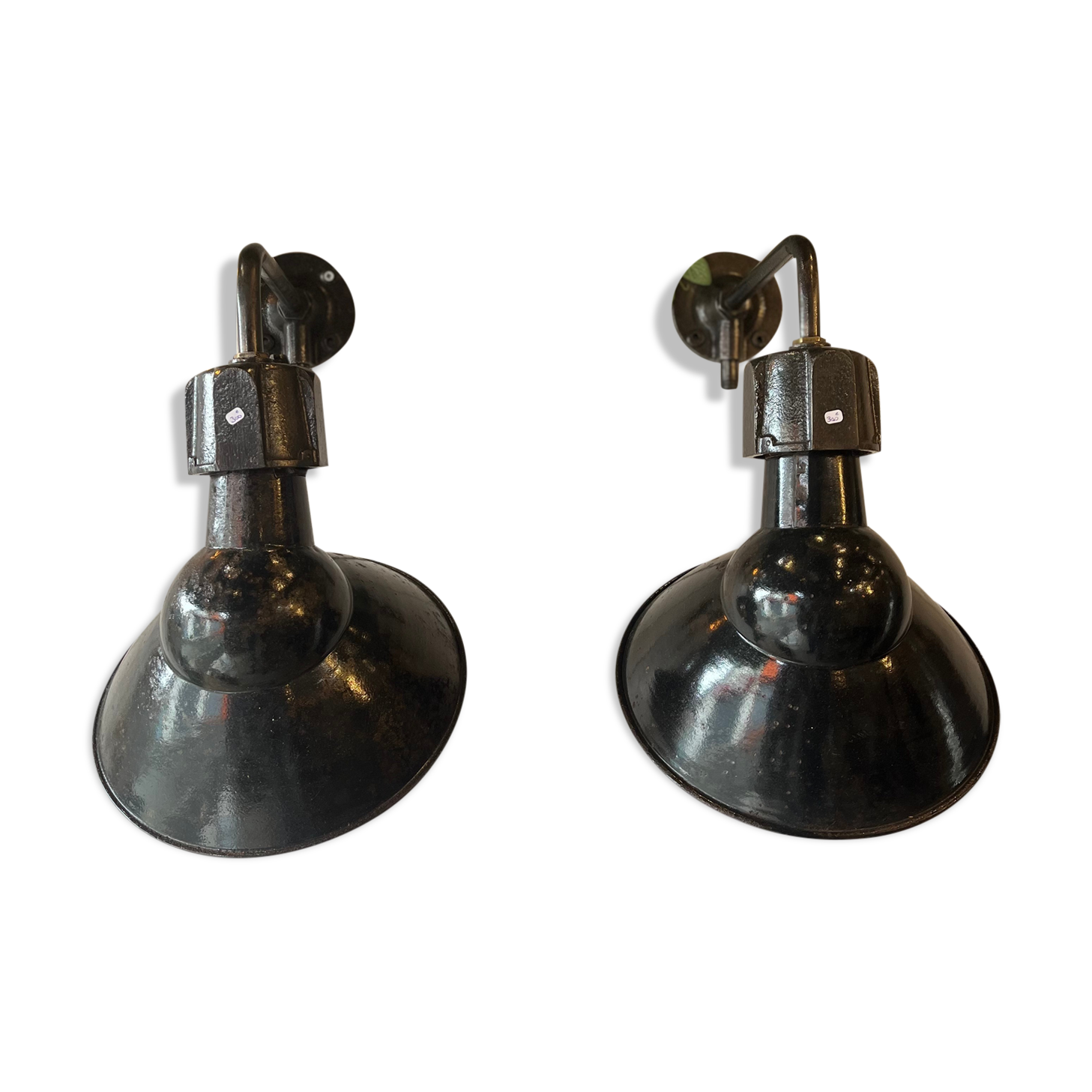 Old pair of gal lamps