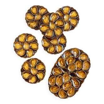 Vintage oyster service Vallauris