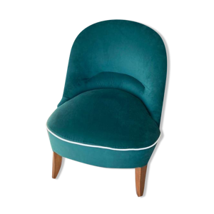 Fauteuil crapaud velours - neuf