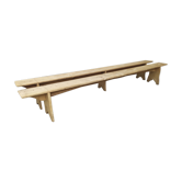 Pair of farm benches
