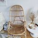 Vintage rattan armchair